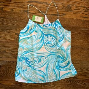 Brand new Lilly Pulitzer silk tank top (w tags).
